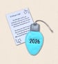 A Colleague's Light Christmas Tree Decoration - Light Bulb Ornament - Image 1