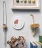 Robin and Snowdrop mini wall plate  - Image 1