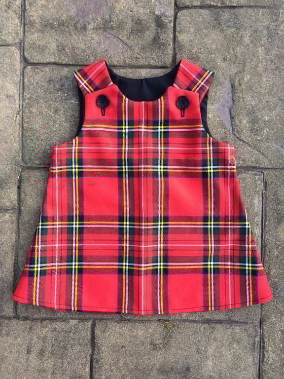 Royal Stewart Tartan Pinafore Dress