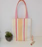 Tote bag in summery Laura Ashley striped fabric - Image 2