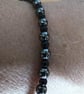Haematite onyx and silver bracelet - Image 5