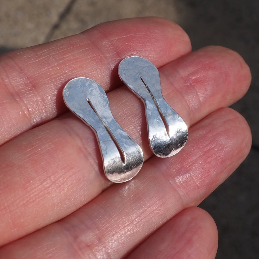 Earrings, Studs, Silver Stud Earrings.