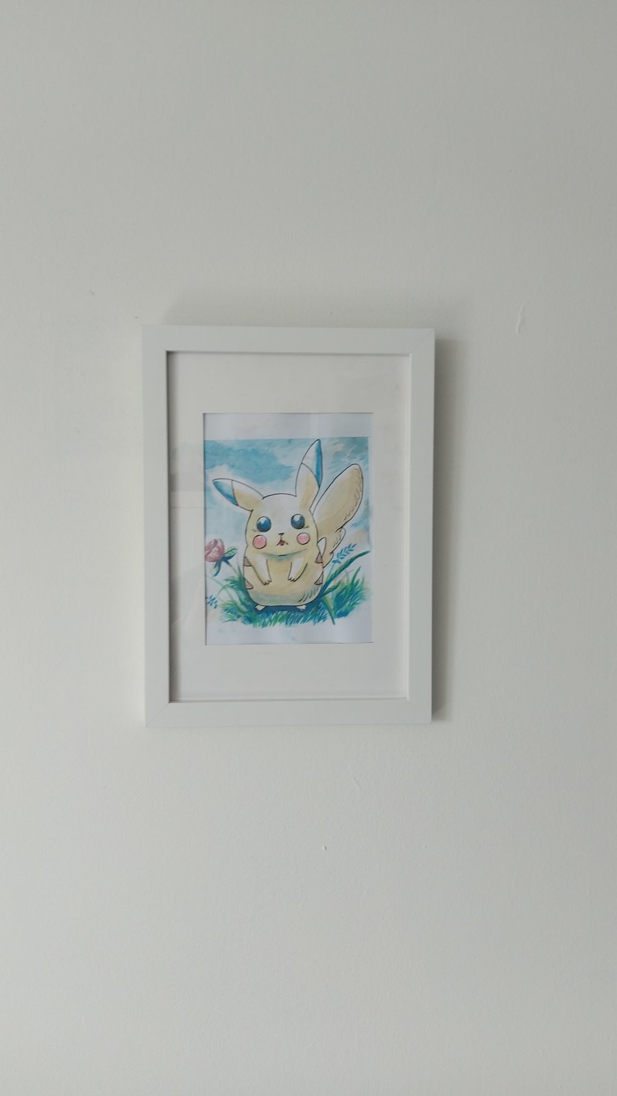 Cute characters Watercolours framed