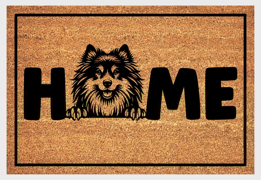 Icelandic Sheepdog Home Door Mat - Icelandic Sheepdog Welcome Mat - 3 Sizes