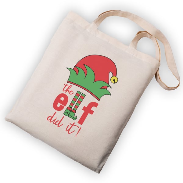 The Elf Did It Super Soft Tote Bag