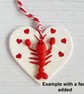 Lobster and hearts Necklace - Image 5
