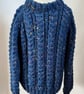 Hand Knitted Neutral Gender Childs Jumper, Age 4 - 5 years
