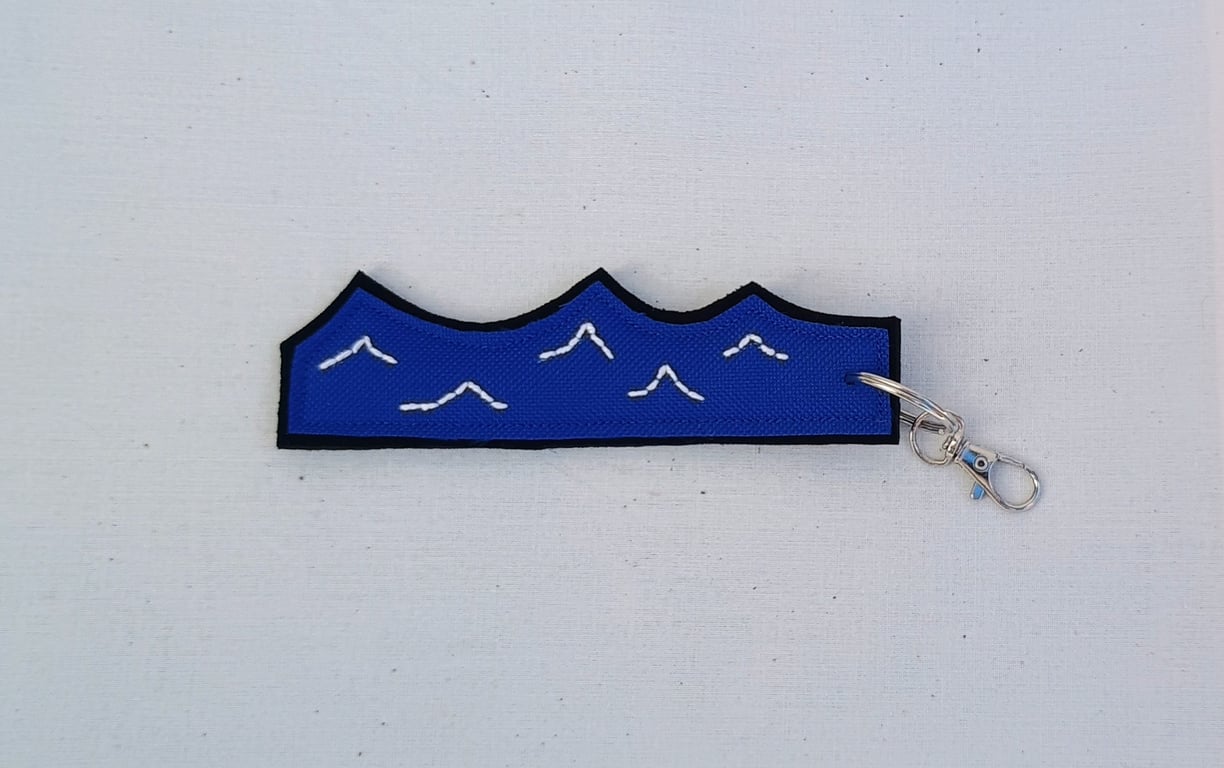Blue Wave Keyring - Bag Charm