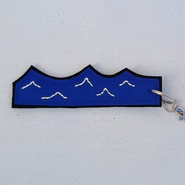 Blue Wave Keyring - Bag Charm