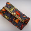 Colourful Cats Clutch Bag / Make up Purse