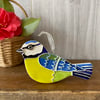 Pottery bluetit decoration