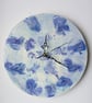 "Morning Light" Unique Hand-painted Handcrafted Clock Abstract Wall Art  - Image 4