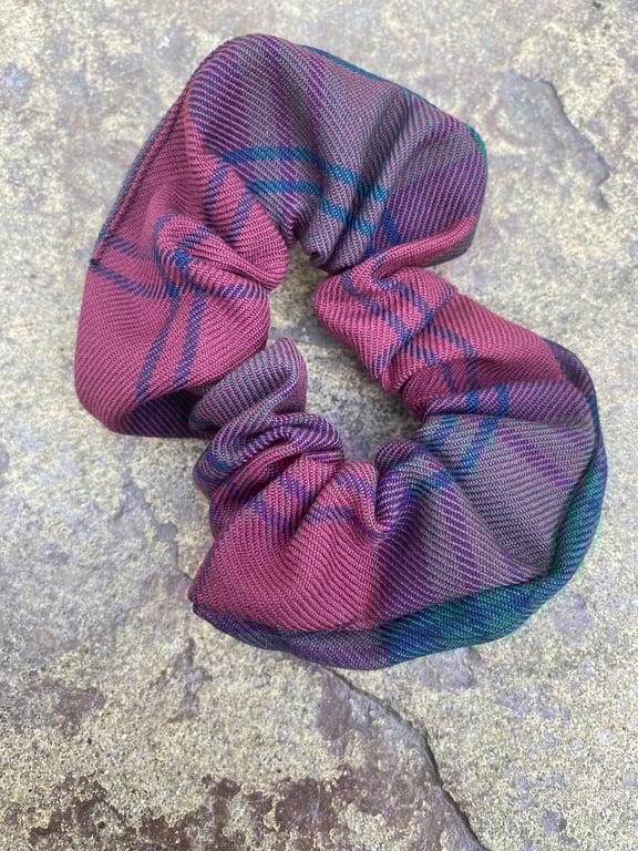 Lindsay Tartan Hair Scrunchie