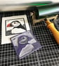 Lino Print - Puffin - Handprinted - Puffins - Image 9