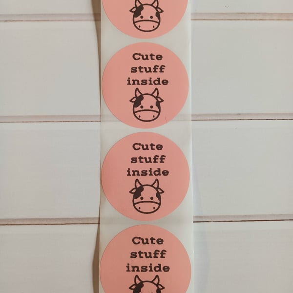 50 Cute Stuff Inside Thermal Printed Stickers (17P)