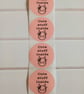 50 Cute Stuff Inside Thermal Printed Stickers (17P)
