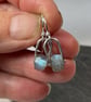 Silver and labradorite small dangle earrings  - Image 6