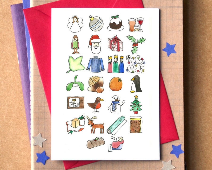 Christmas Alphabet Card