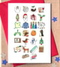 Christmas Alphabet Card - Image 1