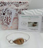Picture Jasper Oval Cuff Bangle Sterling Silver Hallmarked Gift for her  - Image 5