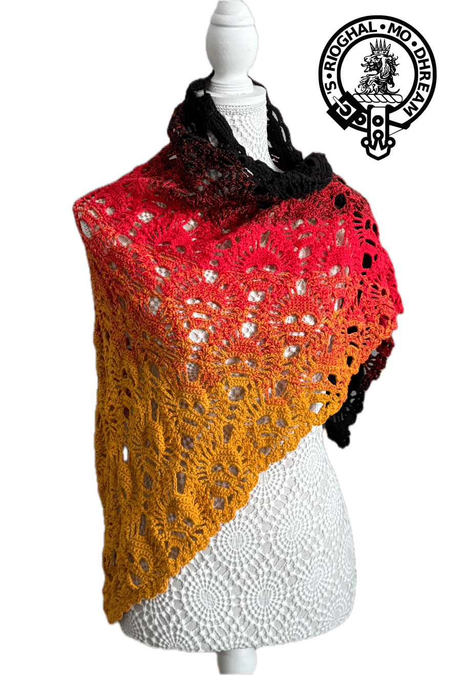 Skull Shawl or Scarf