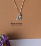 Fine Silver Abstract Face Fragment Pendant Necklace