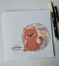 Ginger Tom - Have a PURRfect Birthday - Handmade Birthday Card for Cat Lovers 