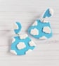 Clouds and sky statement stud and drop earrings ONE PAIR AVAILABLE - Image 2