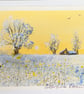 Last Rays. Blank Card. Original Art 260208 - Image 2