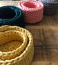 Handmade Crochet knitted MEDIUM sized basket - Image 3