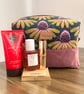 Handmade quilted boxy toiletry, makeup pouch - Image 1