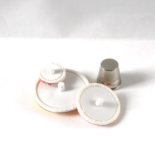 Original Doll Face Covered Buttons (Set of 3)