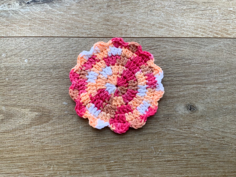 Crochet coaster