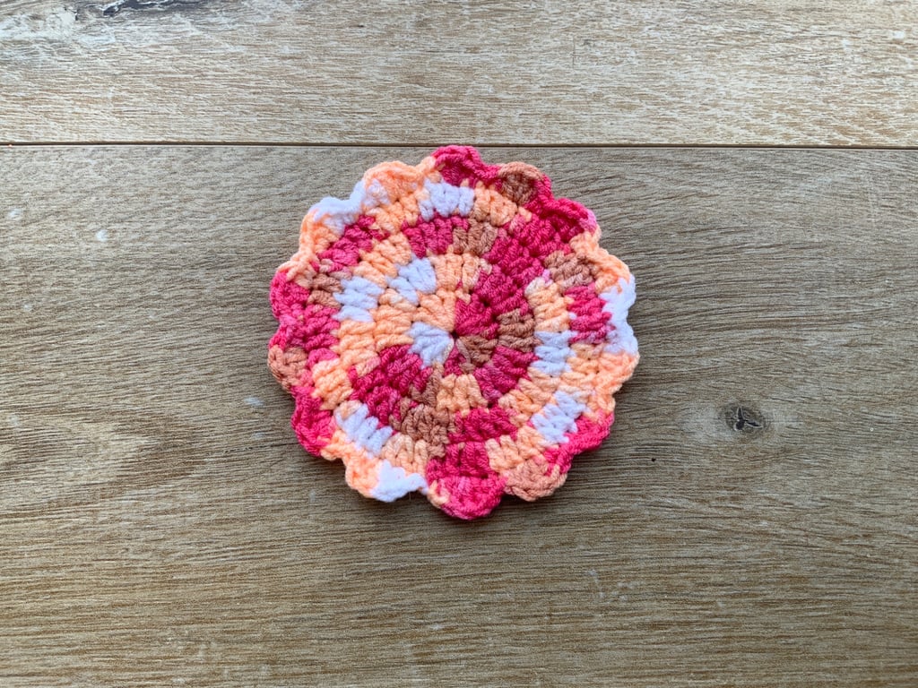 Crochet coaster