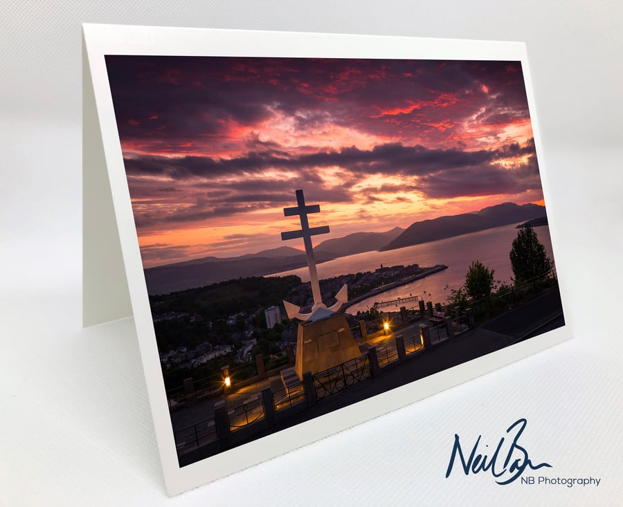 The Free French Memorial Greenock - Scotland Greeting Card by Neil Barr