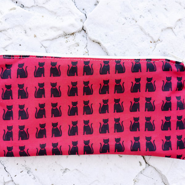 Cats Kitten Handmade Pencil Case Pet Lover Gift idea 