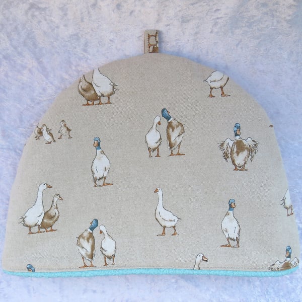 Extra Large tea cosy, ducks, 37cm
