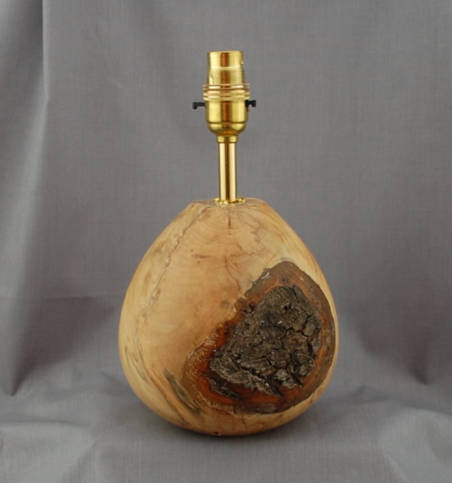 Spalted Lime Lamp