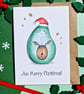 Merry Christmas Card, Funny Avocado Christmas Card, Avo Merry Christmas! - Image 4