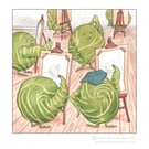 Pack of 12 Arty Sprouts Cards