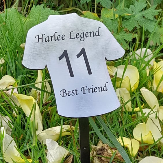 Football Memorial Grave Plaque Memorial Tree Dedication Dad Remembrance Plaque