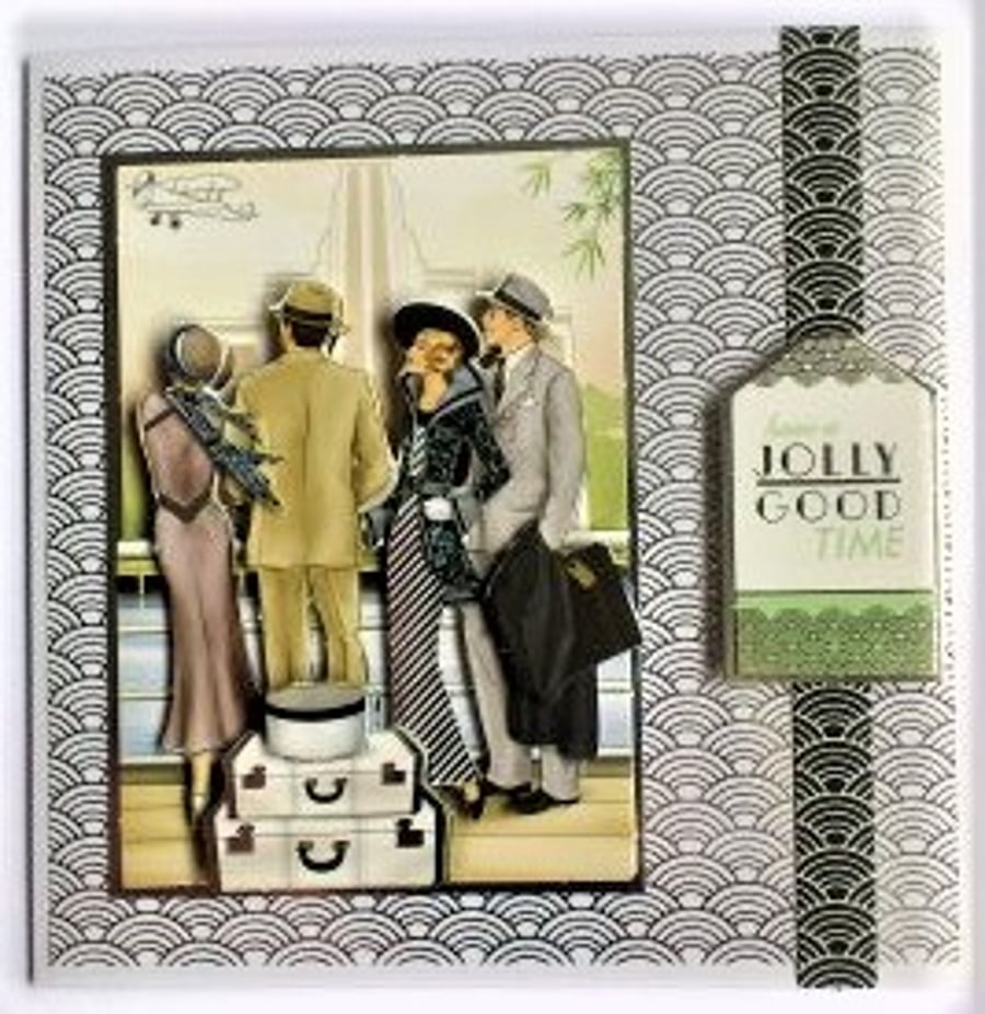 Bon Voyage (Silver and White)