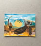 Beach boat ACEO  - Image 2