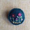 Hand sewn felt brooch