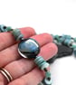 lampwork glass and shell necklace - Image 4