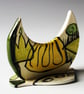 Table Manners Small Sculpture:Green and Yellow - Image 9