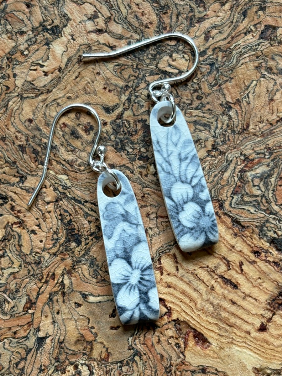 Handmade Ceramic Earrings One of a Kind Eco Friendly Gifts Unique.