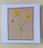Embroidered Buttercup General Greeting Card - Image 5