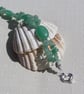 Green Aventurine Gemstone Beaded Chakra Bracelet "Cool Mint" - Image 4