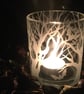 Large Spooky Trees Tealight Holder for Halloween - Image 1